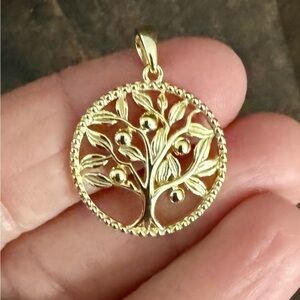 Gold Tree of Life Pendant